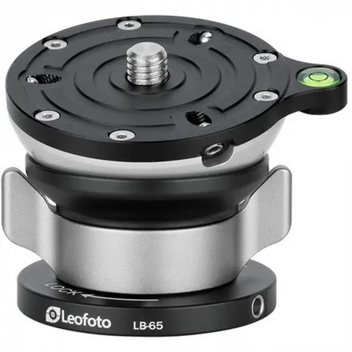 Leofoto LB-65 Leveling Base - Stativkopf mit präziser Nivellierfunktion, ideal für Fotografen, die perfekte Aufnahmen aus jeder Perspektive erzielen möchten.