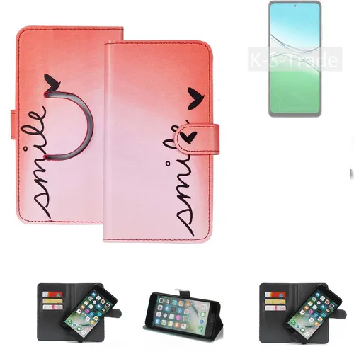 360° Schutzhülle für Oppo A5 5G CPH2735 Wallet Case Design smile