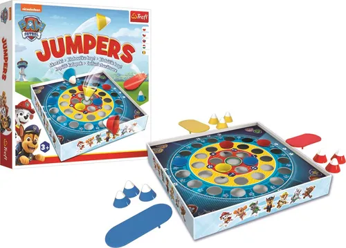 Trefl Spiel Game Hut, hop! Pfote Patrouille - Gesellschaftsspiel für Kinder ab 3 Jahren, fördert Teamarbeit und Geschicklichkeit, ideal für spannende Spielabende mit Freunden und Familie.