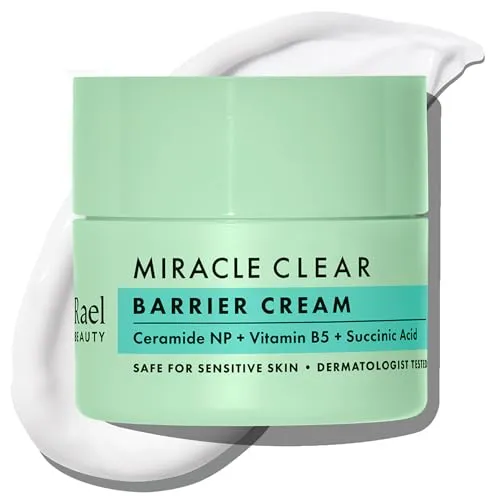 Rael Miracle Clear Anti-Pickel Barrier Gesichtscreme – Korean Skincare, ölfreie Feuchtigkeitscreme für unreine Haut mit Ceramiden, Vitamin B5, dermatologisch getestet, vegan, tierversuchsfrei (53 ml)