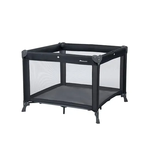 Bebeconfort Circus Laufstall, 2-1-Lösung Laufstall, 0 Monate bis 3 Jahre, bis 15 kg, Mineral Graphite