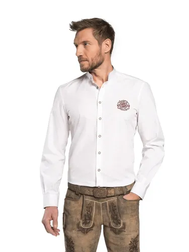 Spieth & Wensky T-Shirt FC Bayern München, Trachtenhemd, Herren, Weiß