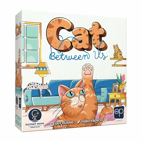 USAopoly The OP Games The Cat Between Us | Strategy Card Game for Families & Friends | 2–6 Players | 15–40 Min | Ages 8+ | English
