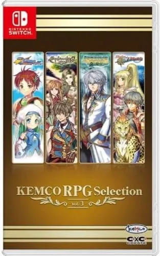KEMCO RPG Selection Vol. 3 - Switch [JP Version] - JRPG-Sammlung mit 4 Spielen, darunter Frane - Dragons' Odyssey und Asdivine Dios. Entdecke epische Abenteuer und löse knifflige Rätsel in fantastischen Welten!