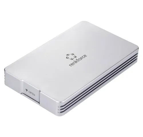 Renkforce RF-5587612 M.2 SSD-Gehäuse USB-C: Externe Nutzung von M.2 SSDs - PC-Komponenten: Hochgeschwindigkeits-Gehäuse für M.2 PCIe NVMe 2280 SSDs, ideal für PC, Notebook, Mac und iPad Pro – elegant und leistungsstark.