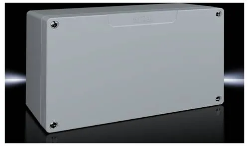 Rittal GA 9113.210 Aluminiumguss Gehäuse - Aluminiumguss-Gehäuse, IP66 Schutzart, ideal für Wandmontage und vielseitige Anwendungen in anspruchsvoller Umgebung.