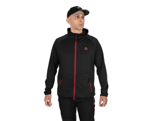 Fox Rage Kapuzenpullover Fox Rage Pro Series Technical Zip Hoodie mit Kapuze Herren Schwarz