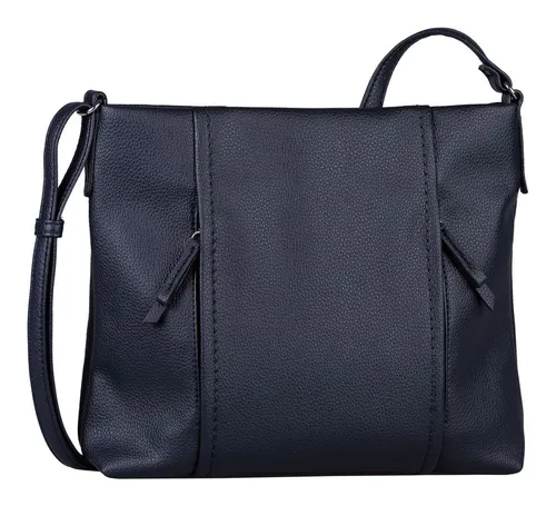 TOM TAILOR Beca Damen Hobo Bag - Mittelgroße Schultertasche in Blau - Damen-Schultertaschen mit 1 verstellbarem Schulterriemen, ideal für den Alltag. Hochwertiges Kunstleder und praktische Fächer bieten Funktionalität und Stil.