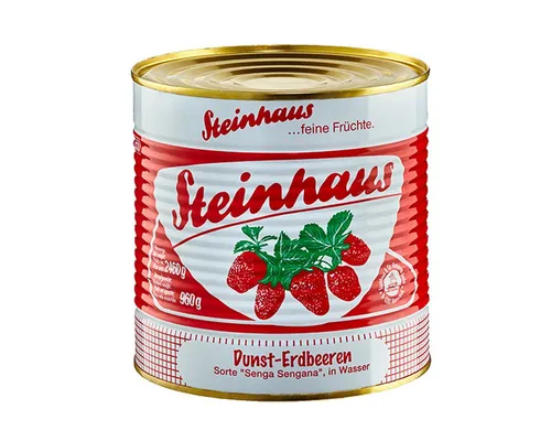Steinhaus Obstkonserve, Steinhaus Dunst Erdbeeren feine Früchte leicht gezuckert 2650ml