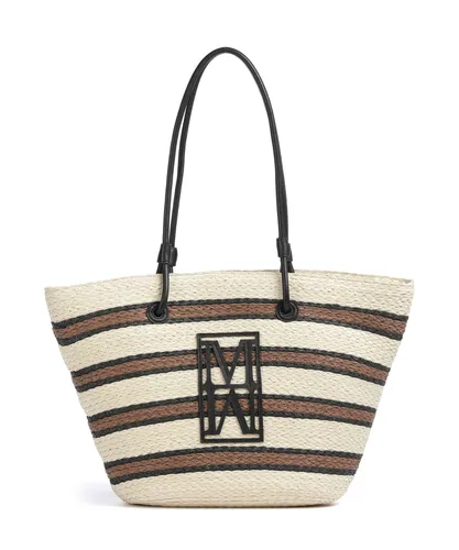 Marc O'Polo Shopper mit Echtleder-Details - Eleganter Shopper in Bastoptik mit hochwertigem Materialmix und Echtleder-Details. Geräumiges Hauptfach mit Organic Cotton-Futter und praktischem Zipperfach für optimale Ordnung. Bequeme Schulterriemen sorgen für Tragekomfort.