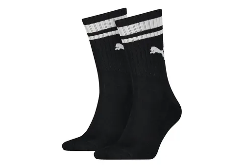 PUMA Socken PUMA UNISEX HERITAGE CREW SOCK (2-Paar) Komfort-Passform, gepolsterte Sohle