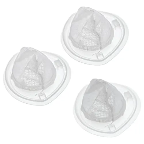 vhbw 3x Staubsaugerfilter kompatibel mit Black & Decker Dustbuster NV3610, NV3610N, NV3620, NV3620N, NV4820 Staubsauger - Schmutzfilter, Filtereinheit