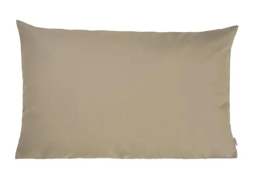 beties „Wunschton“ Kissenhülle ca. 30x50 cm Kissenbezug Sofa Couch Kissen Überzug – EIN idealer Uni Begleiter (Taupe)