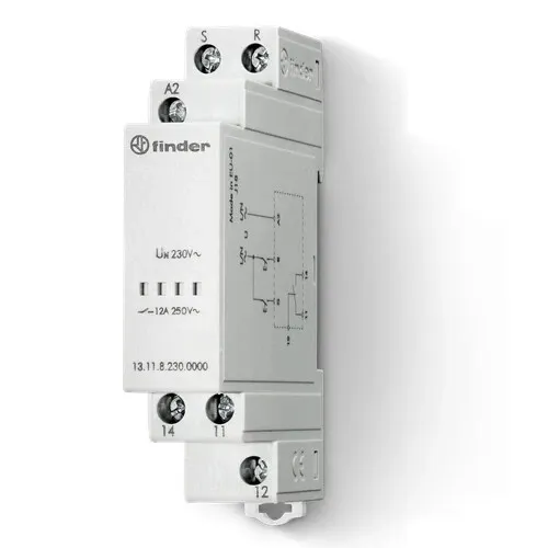 Finder 131182300000 Relais mit Reset-Steuerung