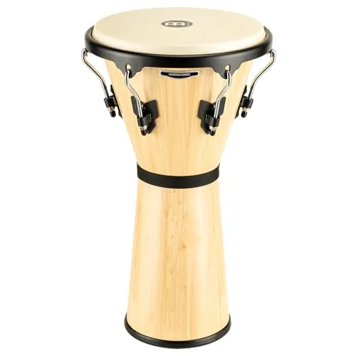 Meinl HDJ500NT Wood Djembe - Holzdjembe aus Gummibaum, 12 1/2