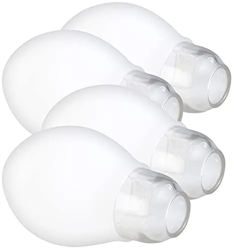 Rosenstein & Söhne Zubehöre zum Backen: 4er-Set Eiertrenner (Eitrenner als Küchenhelfer, Silikon-Flasche zum Trennen von Ei, Flaschen)