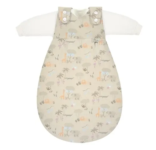Alvi® Babyschlafsack ALVI Baby-Mäxchen 3tlg. Jungle, Gr. 68/74 - Das Original Baby-Mäxchen: 3tlg. Set mit einem Außensack und zwei Innensäcken. Flexibel in der Größe, bietet es optimale Strampelfreiheit und höchsten Komfort für Ihr Baby. Waschbar bis 60° und mit cleveren Details.