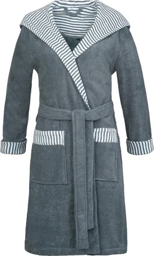 Vossen Bademantel Day, Grau, Gr. S - Flauschiger Komfort - Hochwertiger Bademantel für Damen in Grau, Größe S. Besonders flauschig und nach Oeko-Tex® Standard 100 zertifiziert, ideal für entspannte Stunden zu Hause.