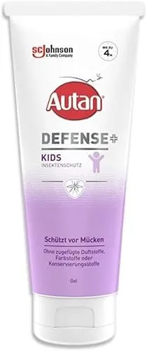 Autan Defense Kids-Gel, Insektenschutz, zum Schutz vor Mücken, ohne zugefügte Duft-, Konservierungs-und Farbstoffe, Travel Essentials, 1er Pack (1 x 100 ml)