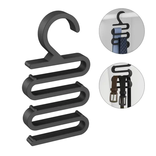 Krawatten- u. Gürtelhalter / Kleiderschrank Aufhänger Schalbügel Gürtelaufhänger