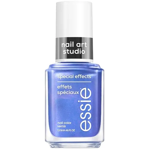 Essie Nagellack – Nr. 33 reality reflection, professioneller Effektnagellack in metallic blau, hochwertig und haltbar, 13,5 ml