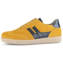 Gabor Damen Low-Top Sneaker - Elegante Sportschuhe für jeden Anlass - Damen-Sneaker aus hochwertigem Rauleder und Glattleder, kombiniert Stil und Komfort für Freizeit und Sport. Die flache TR-Sohle sorgt für ein angenehmes Laufgefühl.