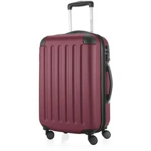 HAUPTSTADTKOFFER - SPREE Handgepäck Trolley 55 cm, Burgund - Koffer, ideal für fast jede Airline, mit leichtem Design (3,2 kg) und 4 leisen Spinner-Rollen für müheloses Manövrieren.