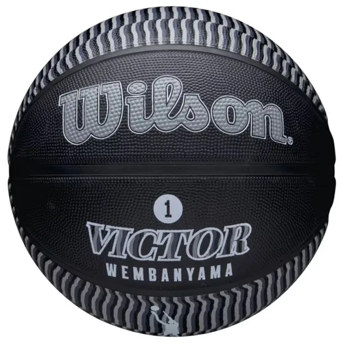 Wilson NBA Player Icon Victor Wembanyama Outdoor Ball in schwarz von Wilson