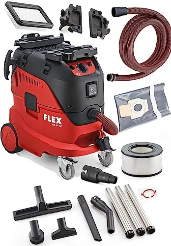 Flex Sicherheitssauger VCE 44 H AC Kit mit Reinigungsset - Sicherheitssauger für professionelle Anwendungen, inklusive automatischer Filterabreinigung für effiziente Reinigungsergebnisse.