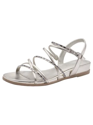 Tamaris Sandale 100% vegan in Silber, Größe 36 EU in gold von Tamaris
