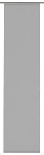 GARDINIA Flächenvorhang Stoff Entry grau 60 x 245 cm