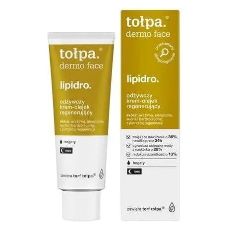 Tolpa Dermo Face Lipidro Nourishing Regenerating Cream-Oil Rich Night 40ml (40 ml) (43863511)