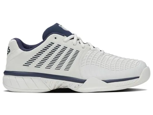 KSwiss Tennisschuhe Express Light 3 Indoor - Wanderschuhe für Herren, ideal für Tennisspieler, die Wert auf Haltbarkeit und Komfort legen. Der wasserabweisende Schuh sorgt für trockene Füße und bietet eine perfekte Passform.