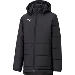 Puma Coachjacke Kinder - Schwarz - Funktionsjacke für Kinder, atmungsaktiv und mit Kapuze für optimalen Komfort. Ideal für Sport und Freizeit, sorgt für Stil und Schutz bei jeder Aktivität.