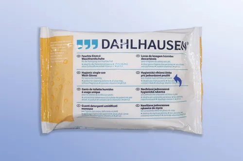 Dahlhausen Waschhandschuh Waschen ohne Wasser 8Stk