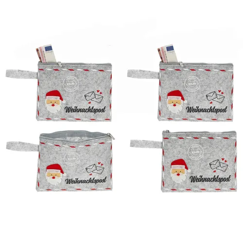 Filztasche für Geldgeschenke Weihnachten Geldverpackung Weihnacht 15,5 x 12,5 cm