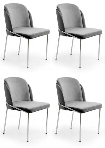 4er-Set Polsterstühle – stilvoll, bequem und modern gestaltet.