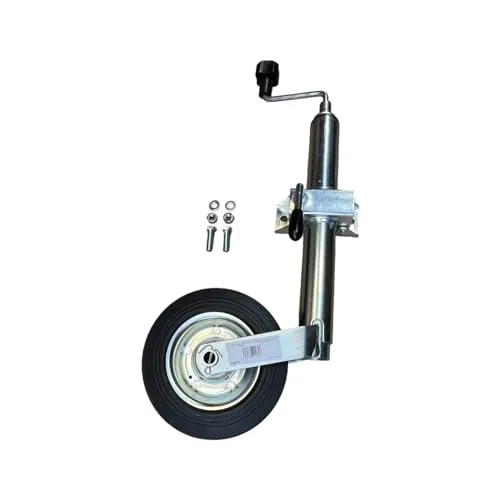 mb-m Stützrad 150kg für Anhänger Ø 48mm mit Klemmhalter inkl. Befestigungsschrauben