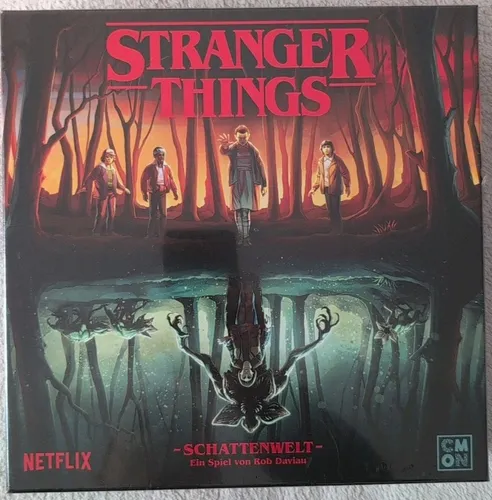 Stranger Things Schattenwelt - Brettspiel - CMON / Netflix - Fesselndes Brettspiel im Stranger Things Universum, ideal für Fans und spannende Spielabende mit Freunden.