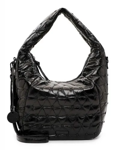 Tamaris TAS Caren Schultertasche 35 cm - Umhängetasche aus hochwertigem Polyurethan mit elegantem Steppmuster, ideal für City-Ausflüge. Verstellbarer Umhängeriemen für vielseitige Tragemöglichkeiten und praktische Organisation dank Reißverschlussfächern.