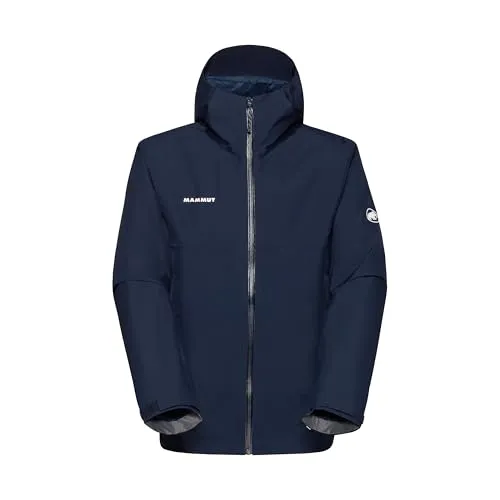 Mammut Treeline Hardshell Hooded Jacket Men marine (5118) 3XL - Outdoor Freizeitjacken für Herren, wasser- und winddicht dank GORE-TEX, ideal für alle Wetterlagen und umweltfreundlich durch recycelte Materialien.