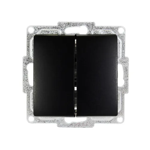 Gunsan Visage 2-fach Schalter Serienschalter Unterputz S in schwarz von Günsan