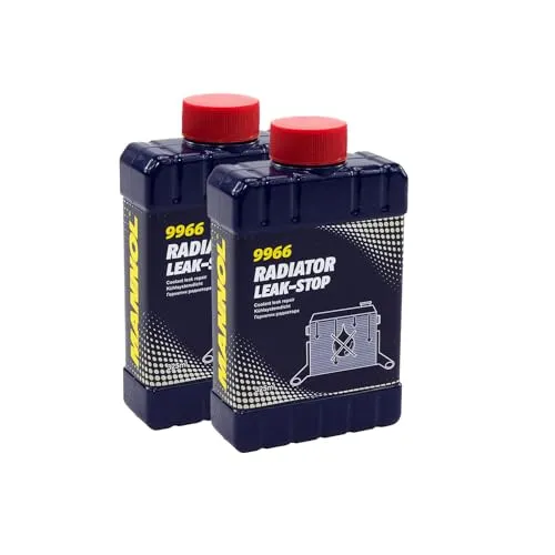 MANNOL Radiator Leak-Stop Frostschutzadditiv Kühlerdicht 2 Stück á 325 ml