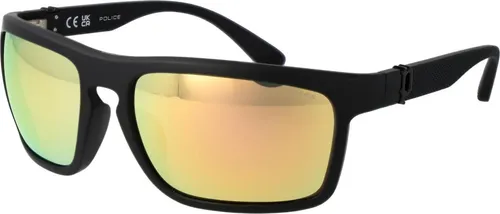 Police Sonnenbrille SPLF63 U28G 63 Herren Schwarz
