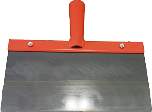 Kerbl Stoßscharre 15 cm (Eisstößer Metall, Federstahl 1 mm, Schaber ohne Stiel, Betonscharre)