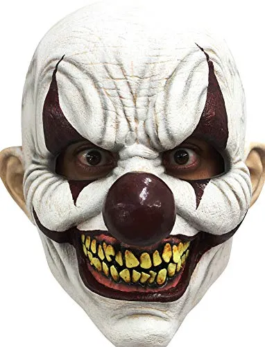 Générique mahal681 – Vollmaske Latex Erwachsene Clown unheilvolles – Einheitsgröße