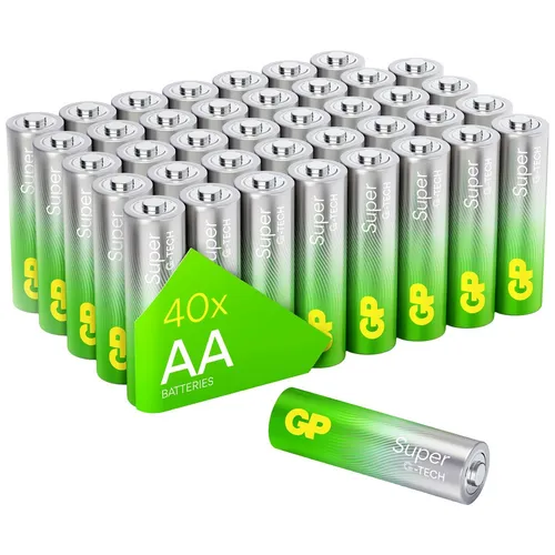 GP Super Mignon (AA)-Batterie Alkali-Mangan 1.5 V 40 St. von GP