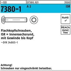 No Brand - Flachkopfschraube Iso 7380-1 M.innensechsrund Vg M 4 X 8 -t20 A 2