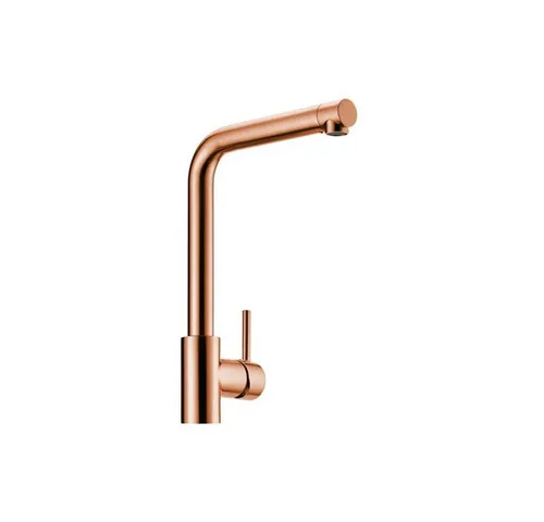 Naber Einhebelmischer Linea Arco 1 - Kupferfarbig - Armaturen, elegante Hochdruck-Spültischarmatur mit schwenkbarem Auslauf und 360° Bewegungsfreiheit für maximalen Komfort in der Küche.
