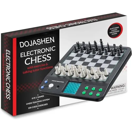 Electronic Chess Set Intelligente,und LED Sensorbeleuchtung der ideale Partner für Schachtraining und Unterhaltung geeignet für Anfänger bis Fortgeschrittene